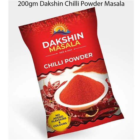 200gm Dakshin Masala Chilli Powder Packets At Rs 44pack In Visakhapatnam Id 2854335831288