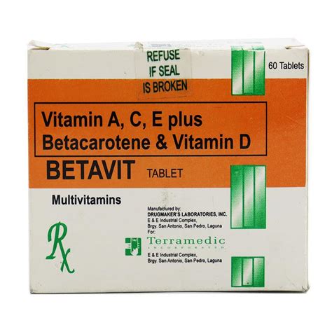 Buy Rx Betavit Tablet Online Southstar Drug