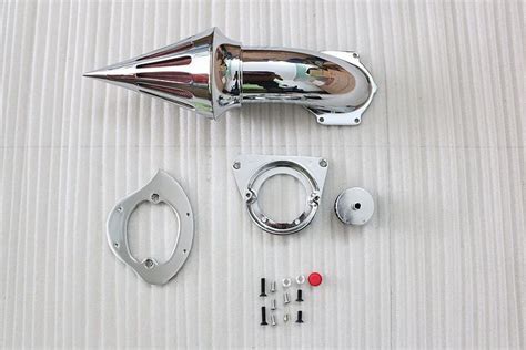 Motorcycle Chrome Spike Air Cleaner Kits Intake Filter For Kawasaki