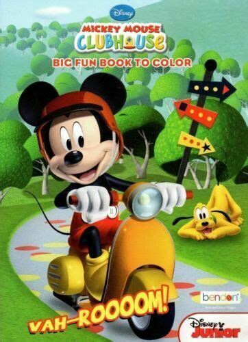 Mickey Mouse Clubhouse Big Fun Book To Color Activity Coloring Book