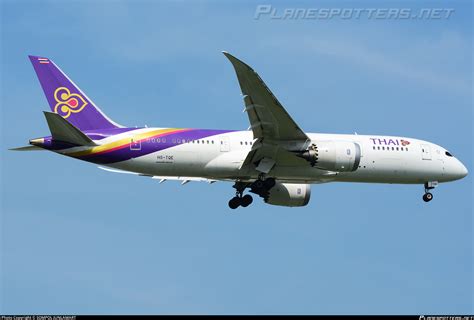 Hs Tqe Thai Airways Boeing Dreamliner Photo By Sompol Junlamart