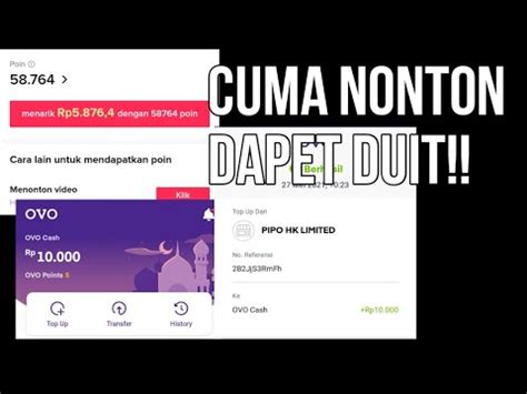 Cuma Nonton Dapet Duit Aplikasi Penghasil Uang Youtube