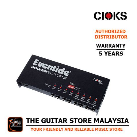 Cioks Eventide Power Factor 2 Guitar Bass Effect Premium Pedal Isolated Power Supply Lazada