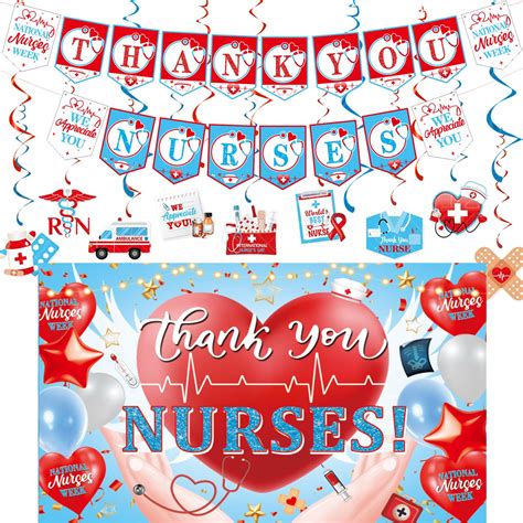 Buy Nurse Appreciation Week Party Decorations Set Nurse Day