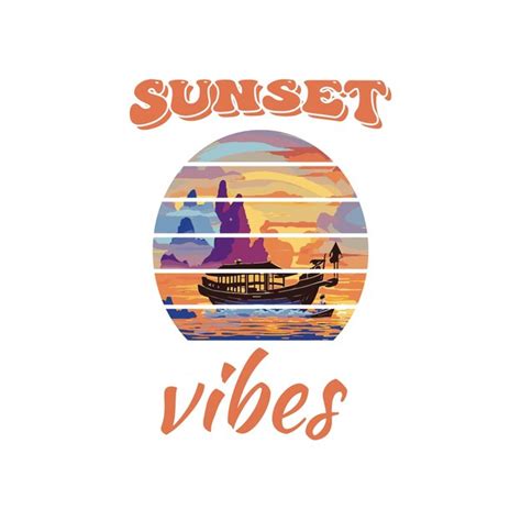 Premium Vector Sunset Vector T Shirt Design