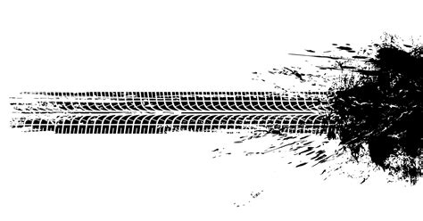 Grunge Tire Track Car Wheel Tread Background 21022504 Vector Art At