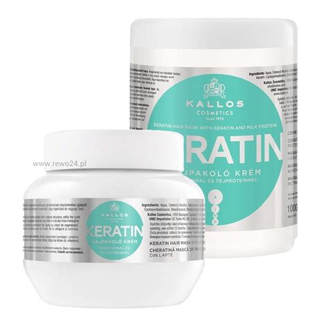 Kallos Keratin | Maska Keratynowa do Włosów Zniszczonych 275 , 1000 ml