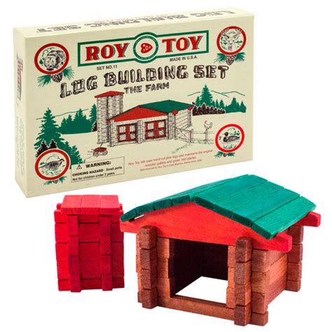 Special Edition Deluxe Log Building Set 20025 Roy Toy