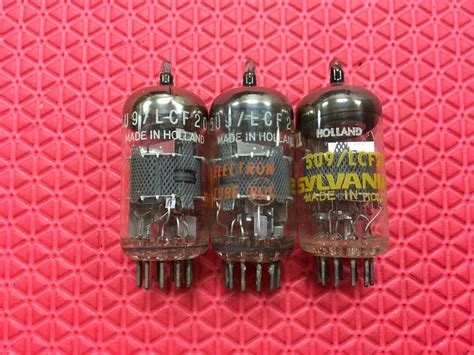 3 Amperex 5U9 LCF201 Vacuum Tubes Valves NOS NIB Mesh Plate Lot Of