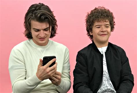 Stranger Things Stars Joe Keery And Gaten Matarazzo Give The Best