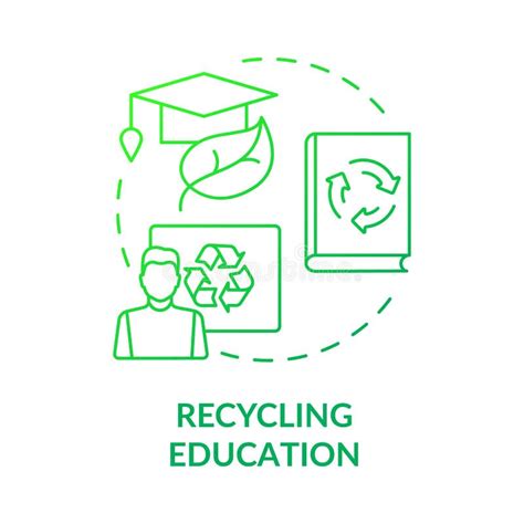 Icono De Concepto De Educación Ambiental Ilustración Del Vector