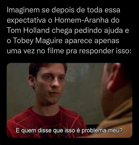 Imaginem Se Depois De Toda Essa Expectativa O Homem Aranha Do Tom