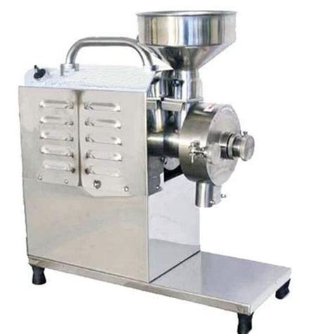 Commercial Stainless Steel Sugar Grinder Machine Capacity 450 Kg Hr