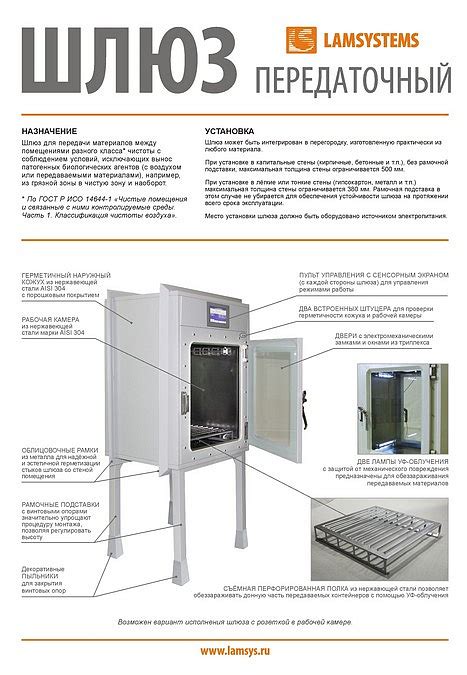 Каталоги продукции: чистые помещения, чистые зоны,передаточные шлюзы