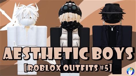 Aesthetic Boys Roblox Outfits Part 5 Youtube