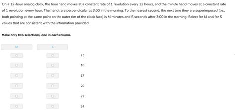 ­On a 12-hour analog clock | GMAT | DI | TPAQ | Hard | OG