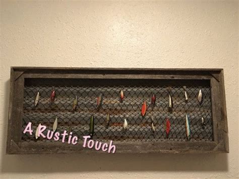 Fishing Lure Display Case Etsy Display Case Fishing Lures Display