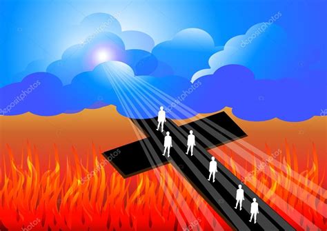 Road To Salvation — Stock Vector © Gracel1221 35701261