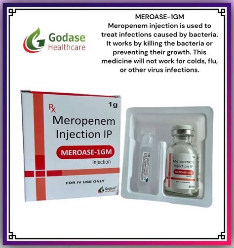 Meropenem 1gm Injection At Rs 1067 Vial Sector 8 Panchkula ID