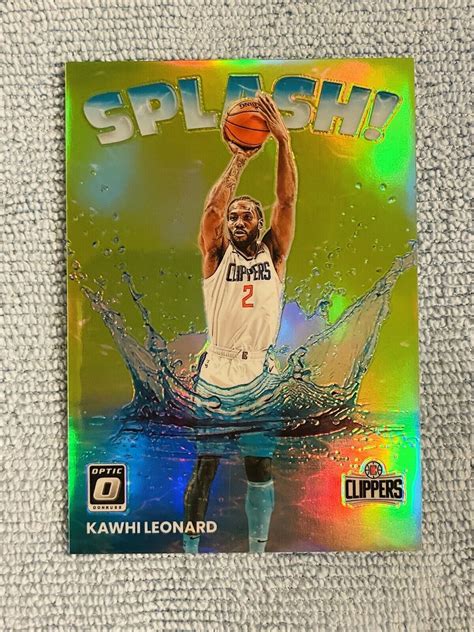 2022 23 Panini Donruss Optic Lime Green 149 Splash Kawhi Leonard 8