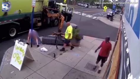 Rochester Garbage Truck Flips Woman Sitting On City Bench — September