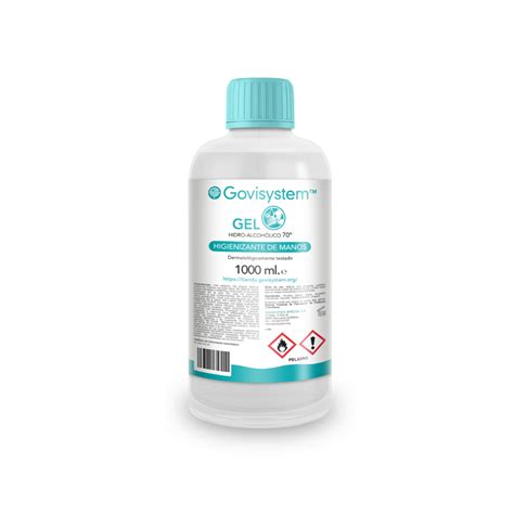 Gel hidroalcohólico 70º 1000 ml Tienda Govisystem