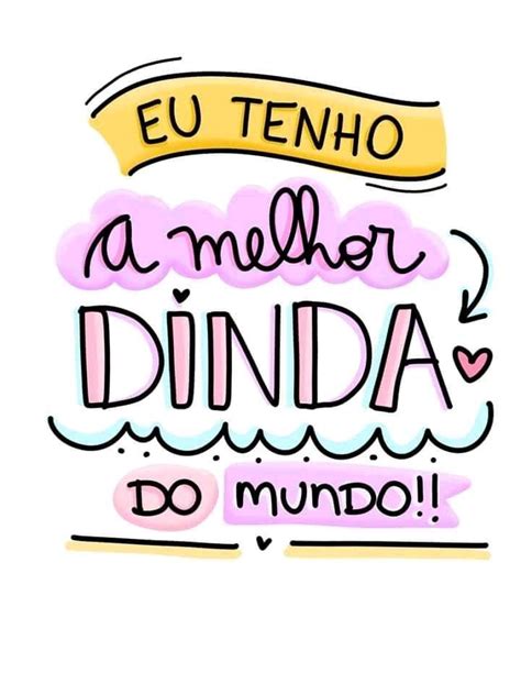 Eu Tenho A Melhor Dinda Do Mundo Dindo E Dinda Etiquetas De