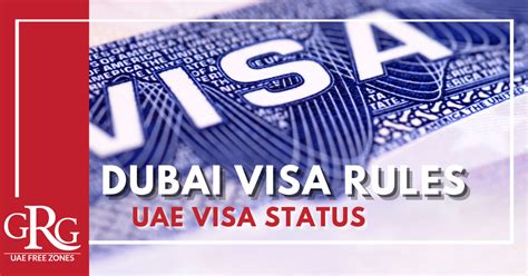 Dubai Visa Rules Uae Visa Status