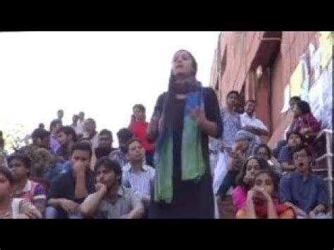 Vibrant Speech JNU Vice President Shehla Rashid Protest Against