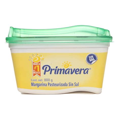 Margarina Primavera Sin Sal 800 G Walmart