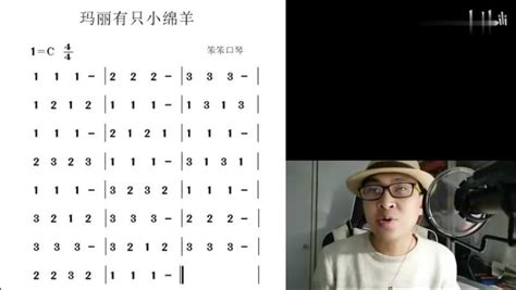 经典儿歌玛丽有只小绵羊口琴简谱教学 玛丽有只小绵羊 简谱教学 音乐 器乐 好看视频