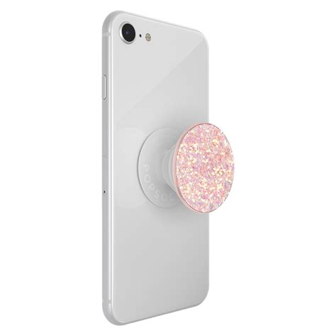 Wholesale Popsockets Popgrip Premium Sparkle Rosebud Pink