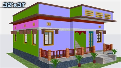 Small House Plan In Village L Bedroom House Design L House Design L