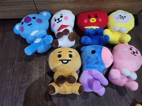 TAKE ALL JUAL RUGI 7 Boneka BT21 30Cm SNI COMPLETE SET Toys