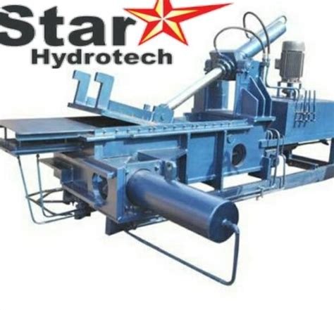 Ton Mild Steel Triple Action Hydraulic Baling Press Machine For