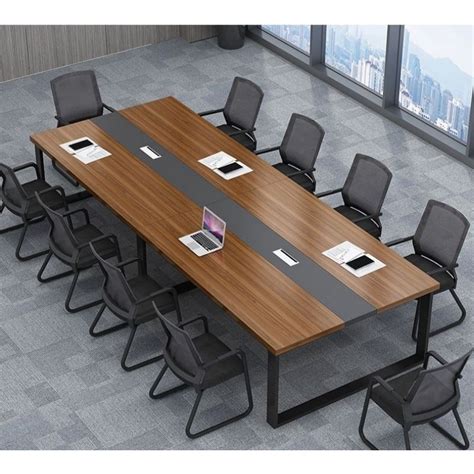 Conference table long table simple modern small conference room ...