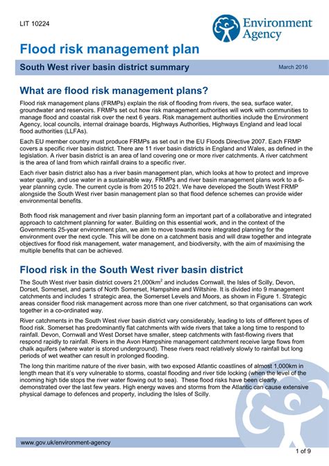 Flood Risk Management Plan Docslib