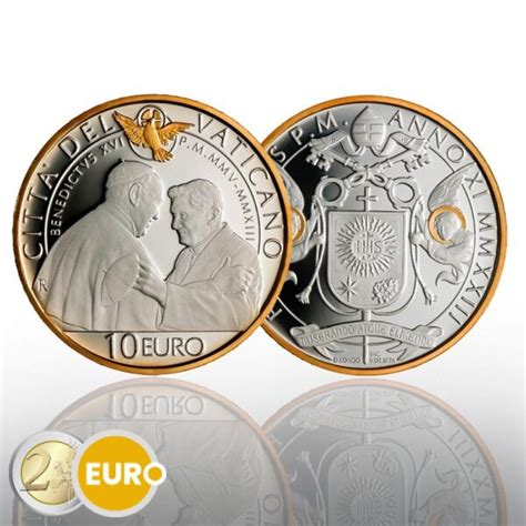 Euro Vatikan Benedikt Xvi Pp Silber Gold Eurogedenkmunzen De