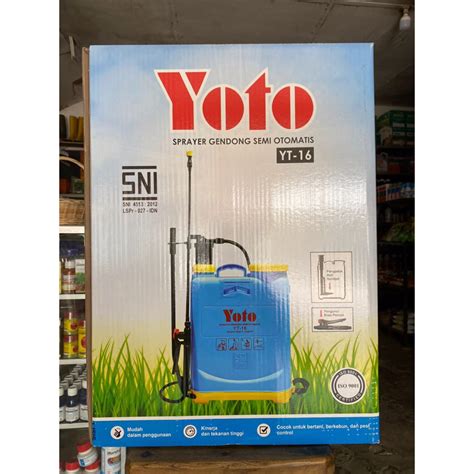 Jual Sprayer Tangki Manual Merek Yoto Liter Shopee Indonesia