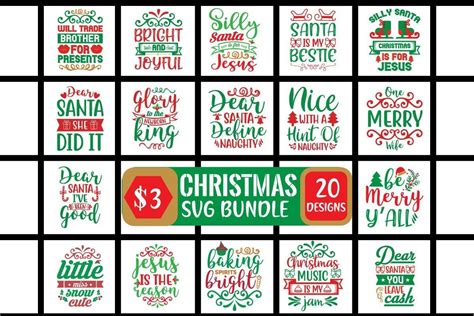 Christmas Svg Bundle Bundle · Creative Fabrica