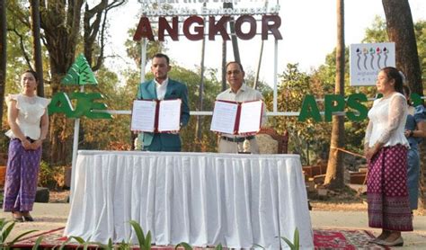 Apsara National Authority And Aje Ink Deal On Angkor Conservation