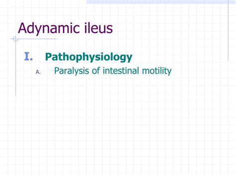 Ppt Ileus Powerpoint Presentation Free Download Id2917456