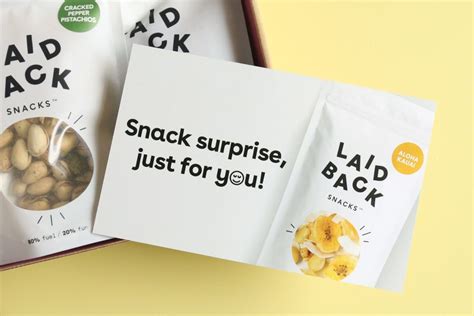 Laid Back Snacks Review June A Healthy Snack Box Subscription