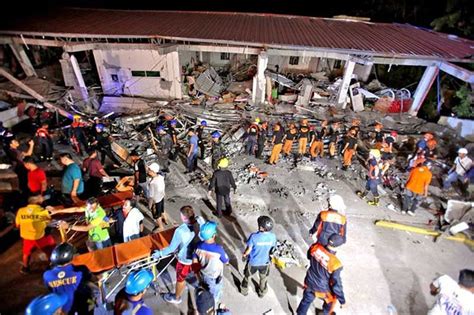 Eight Killed Dozens Feared Trapped After Earthquake Hits Philippines