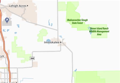 Map of Immokalee - Michelin Immokalee map - ViaMichelin