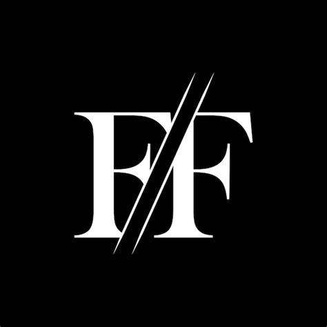 Premium Vector Ff Letter Logo Design Template Elements Ff Letter