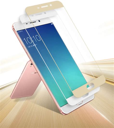 Pcs Lot Tempered For Oppo F F Plus Pcs Lot Tempered Glass Screen