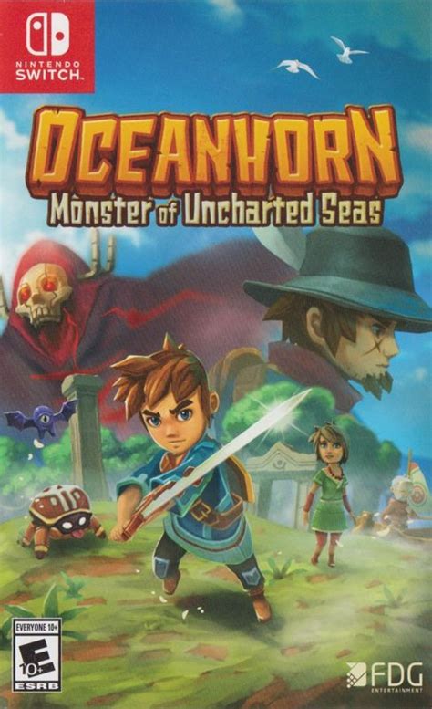 Oceanhorn: Monster of Uncharted Seas (2017) Nintendo Switch box cover ...