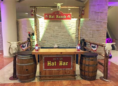 Western Hat Bar Silverado Ranch Props And Western Theme Rental