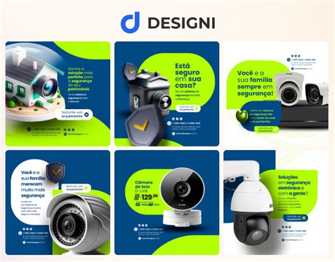 Social Media - Segurança Eletrônica on Behance